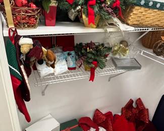 Assorted Christmas decorations 