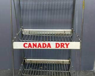 Canada Dry Ginger Ale General Store Display Rack, 38" X 20" X 20"