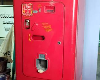Cola-Cola Vendorlator 10c Vending Machine, Model VMC 139, 68" X 25" X 27"