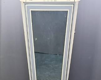 Watling Scale Co Porcelain 25c Coin Operated Weight & Fortune Novelty Scale, 65" X 16" X 24"