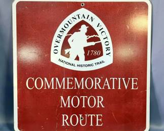 Commemorative Motor Route Metal Sign, 24" X 24"