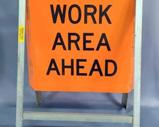 Eastern Metal A Frame Interchangeable Sign Stand, 29" X 19"