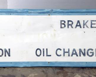 We Feature Pennzoil Products Metal Sign, Approx 96" x 23.5"