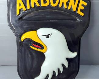 Airborne 101st Division Wall Emblem, 36" X 26"
