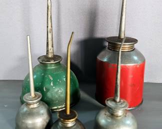 Texaco Home Lubricant, Wyeth Shield Brand Goods Oilers, Thumb Pump Oilers, And More, Total Qty 10