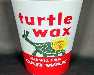 Turtle Wax Decorative 11" Metal Waste Can