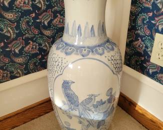 Oriental floor vase.