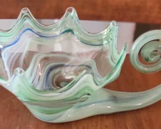 Beautiful blown glass bowl