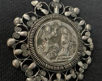 EARLY RELIGIOUS BADGE PIN
