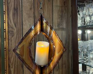 Brutalist candle holder