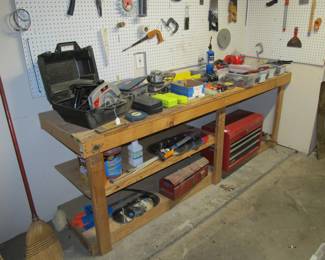 We have some great tools, power tools, hand tools, yard tools, ladders, wood, Craftsman tools and more