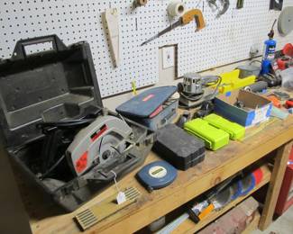 We have some great tools, power tools, hand tools, yard tools, ladders, wood, Craftsman tools and more