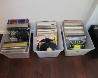 Large collection of Record LPs and 45s as well