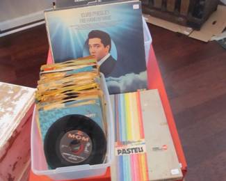 Large collection of Record LPs and 45s as well