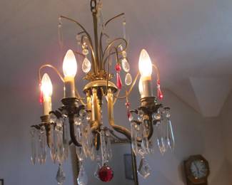 Stunning gold chandelier