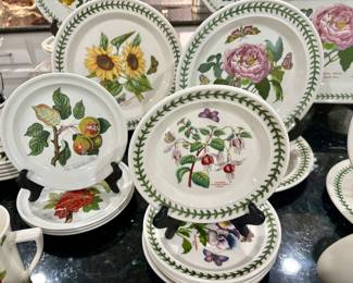 Large selection of Portmeirion dishes