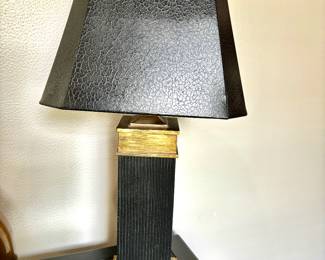 Handsome black/gold lamp
