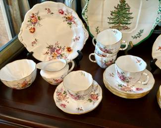 Royal Crown Derby tea set