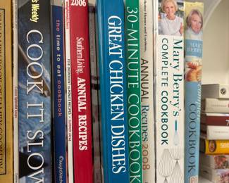 Large selection of cook books