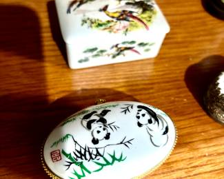 Limoges and other small boxes