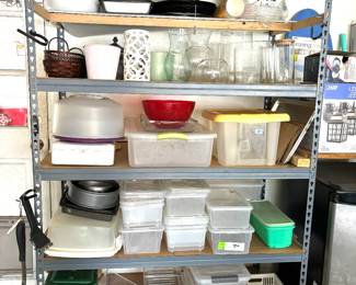 Metal shelving