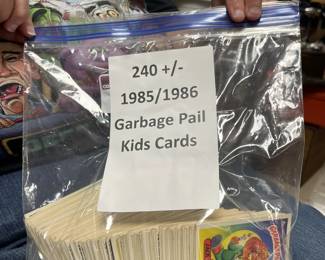 Approximately 250  1985/1986 Garbage Pail Kids Cards $1250 