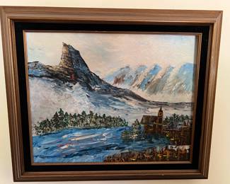 I think we mentioned the framed artwork in this sale.  Here is one of those.