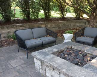 * Another view of Project 62 patio furniture.