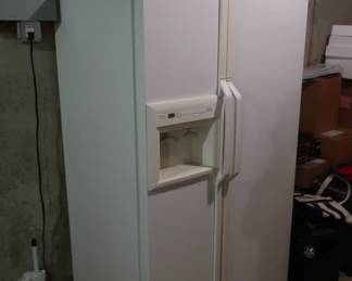 * Amana refrigerator- approx 25 cu ft- currently being used