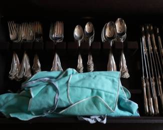 tiffany sterling Provence, 65 pieces