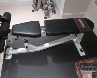 * Powertec leg press
