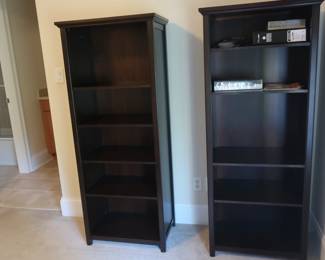 pair of nice bookcases
