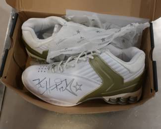 signed tennis shoes