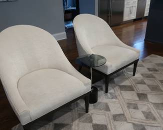 custom chairs from Mitchell Gold and Bob Williams