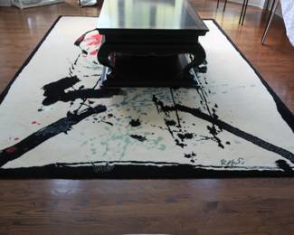 wool area rug 8' 2" x 11' 2"