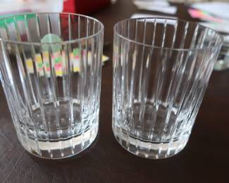 Baccarat glasses