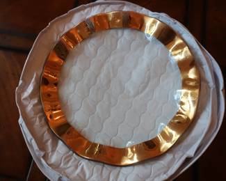 set of 12 Annie Glass Plates