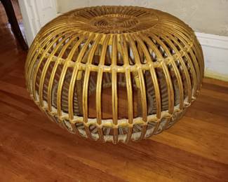 Vintage Franco Albini Rattan Ottoman