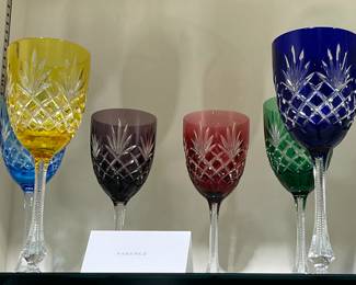 Faberge Crystal Glasses