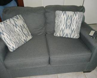 Grey Loveseat 