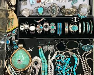 Native American jewelry collection