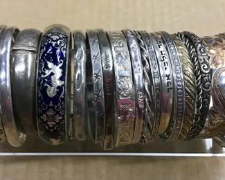 Sterling bangles