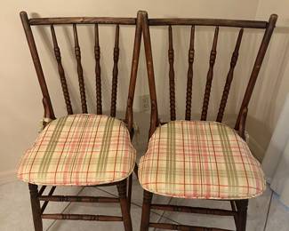 Vintage wood chairs