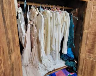 Vintage baby/doll clothing and vintage lingerie. 