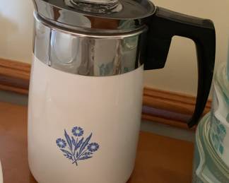 Vintage Corning Ware coffee pot