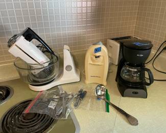 Various kitchen items, more than pictured.