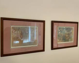 The Picnic edition 1000 by Virginia Knight. Please look up the artist and picture so you can better see it without the glare and appreciate its value.