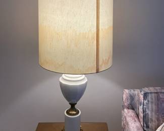 Close up lamp by the XL sofa, 2 available.