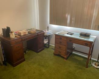 2 desks for sale and small printer table.