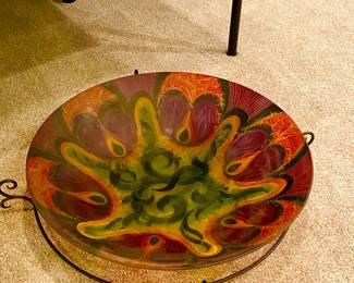 Large Retro Hanging Light Fixture